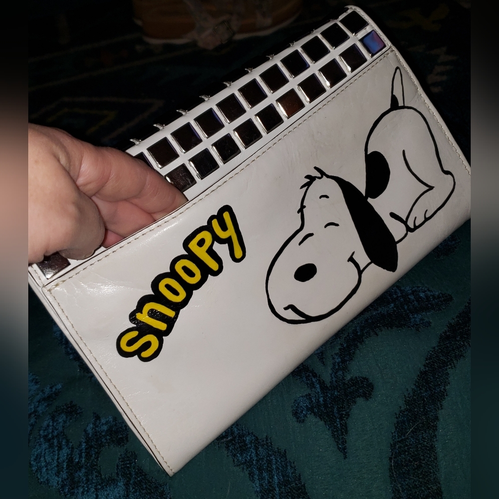 Michael Kors Custom Painted Peanuts Clutch